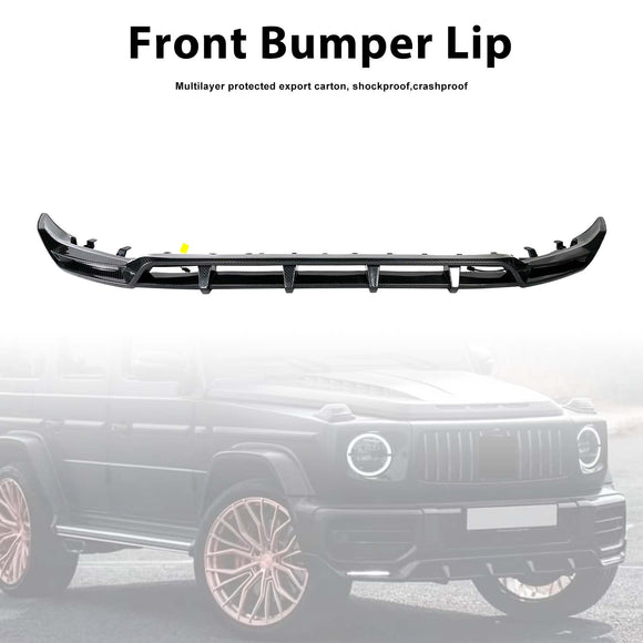 Kuiva hiilikuituinen etupuskurin huuli sopii Mercedes-Benz G-luokkaan W464  W463Vuosina 2019–2023