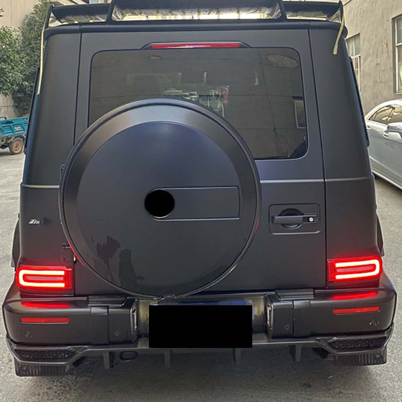 Heckdiffusorlippe aus Trockencarbon, passend für Mercedes-Benz W464  W463Ein Hai-Stil 2019-2023
