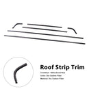 Moldura de techo de fibra de carbono seca para Mercedes Benz Clase G W464  W463Un 2019-2023-6