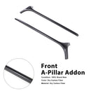 Complemento de fibra de carbono para el pilar A de la ventana delantera, compatible con Mercedes-Benz Clase G. W464 G500 2019-2023-6