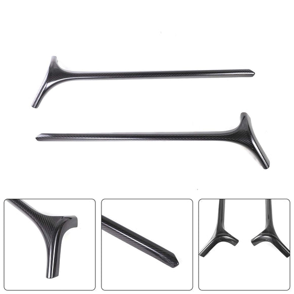 Complemento de fibra de carbono para el pilar A de la ventana delantera, compatible con Mercedes-Benz Clase G. W464 G500 2019-2023
