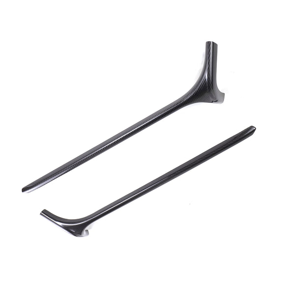 Complemento de fibra de carbono para el pilar A de la ventana delantera, compatible con Mercedes-Benz Clase G. W464 G500 2019-2023