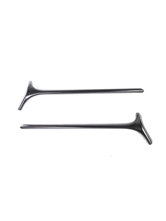 Complemento de fibra de carbono para el pilar A de la ventana delantera, compatible con Mercedes-Benz Clase G. W464 G500 2019-2023