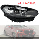 2022–2025 BMW X3 X4 G01 G02 LED-Scheinwerfer rechts, Chrom, ohne AFS 63115A0E602 5A29214-3