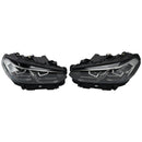 2022–2025 BMW X3 X4 G01 G02 LED-Scheinwerfer links + rechts, Chrom ohne AFS 63115A0E601 63115A0E602-2