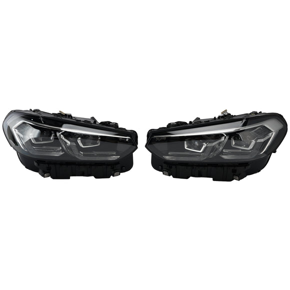 2022–2025 BMW X3 X4 G01 G02 LED-Scheinwerfer links + rechts, Chrom ohne AFS 63115A0E601 63115A0E602
