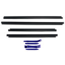 2009-2013 Toyota Corolla 4 Stuks Binnendeur Vensterglas Tochtstrip 68171-12340 68174-12170-17