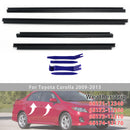 2009-2013 Toyota Corolla 4 Stuks Binnendeur Vensterglas Tochtstrip 68171-12340 68174-12170-5