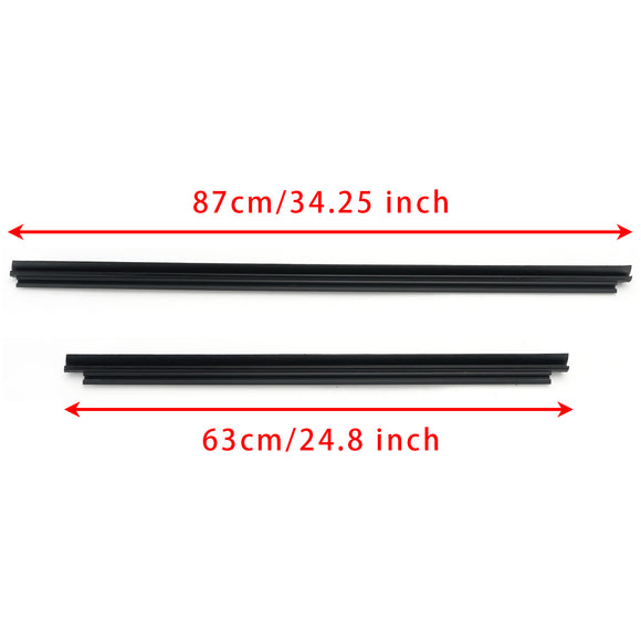 2009-2013 Toyota Corolla 4 Stuks Binnendeur Vensterglas Tochtstrip 68171-12340 68174-12170