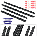 2009-2013 Toyota Corolla 4 Stuks Binnendeur Vensterglas Tochtstrip 68171-12340 68174-12170-6