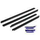 2009-2013 Toyota Corolla 4 Stuks Binnendeur Vensterglas Tochtstrip 68171-12340 68174-12170-3