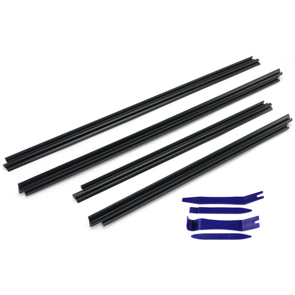 2009-2013 Toyota Corolla 4 Stuks Binnendeur Vensterglas Tochtstrip 68171-12340 68174-12170