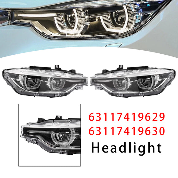 Faro LED sinistro + destro 63118492633 63118492634 per BMW Serie 3 F30 F31 2016-2019 Senza AFS