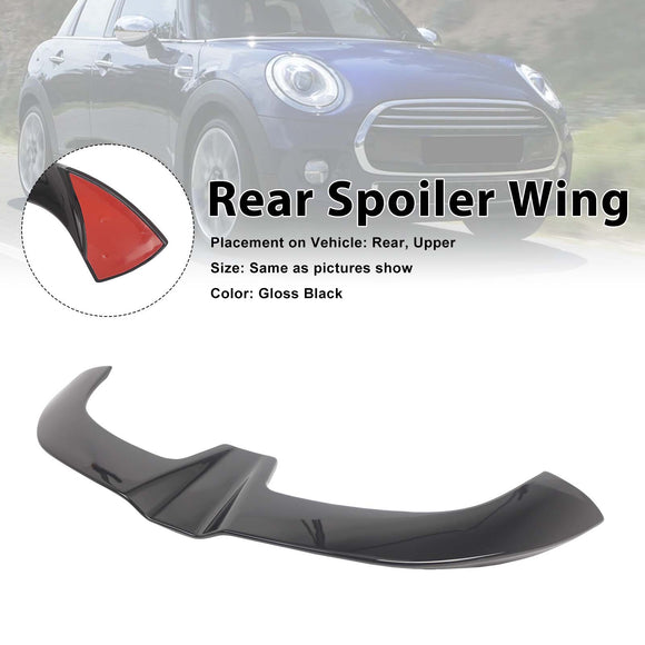 JCW Style Gloss Black Rear Roof Spoiler Wing Fit Mini Cooper F55 F56 2013-2018