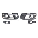4PCS Front Bumper Fog Light Grille Cover 4M0807682AA4W3 Fit Audi Q7 2016-2019-1