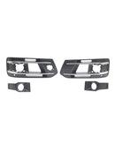 4PCS Front Bumper Fog Light Grille Cover 4M0807682AA4W3 Fit Audi Q7 2016-2019-13
