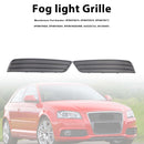 2PCS Front Bumper Fog Light Lamp Cover Grill Grille Fit Audi A3 8P 2008-2012-4