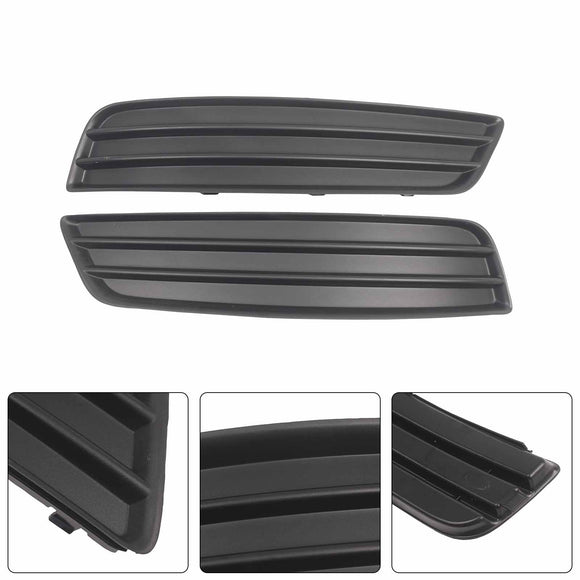 2PCS Front Bumper Fog Light Lamp Cover Grill Grille Fit Audi A3 8P 2008-2012