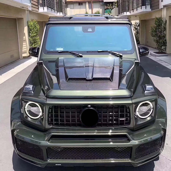 Front Hood Panel Fit Mercedes Benz G-Class W464 W465 2019+ Upgrade Brabus Style