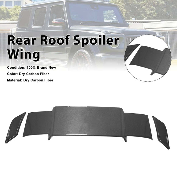 Carbon Fiber Rear Roof Spoiler Wing Fit Benz W463A W464 2019-2023 Brabus Style