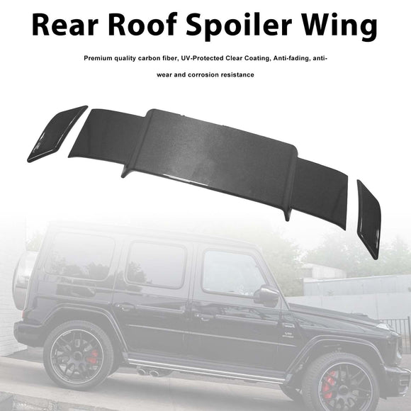 Carbon Fiber Rear Roof Spoiler Wing Fit Benz W463A W464 2019-2023 Brabus Style
