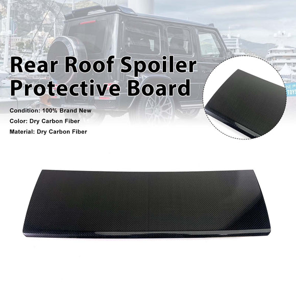 Carbon Fiber Rear Roof Spoiler Protective Board Fit Benz W463A W464 2019-2023