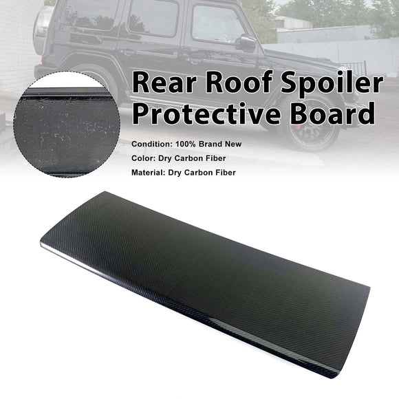 Carbon Fiber Rear Roof Spoiler Protective Board Fit Benz W463A W464 2019-2023