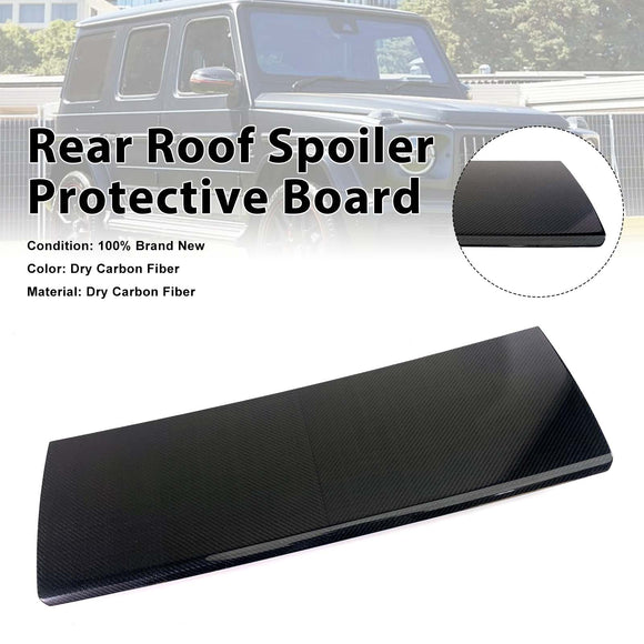 Carbon Fiber Rear Roof Spoiler Protective Board Fit Benz W463A W464 2019-2023