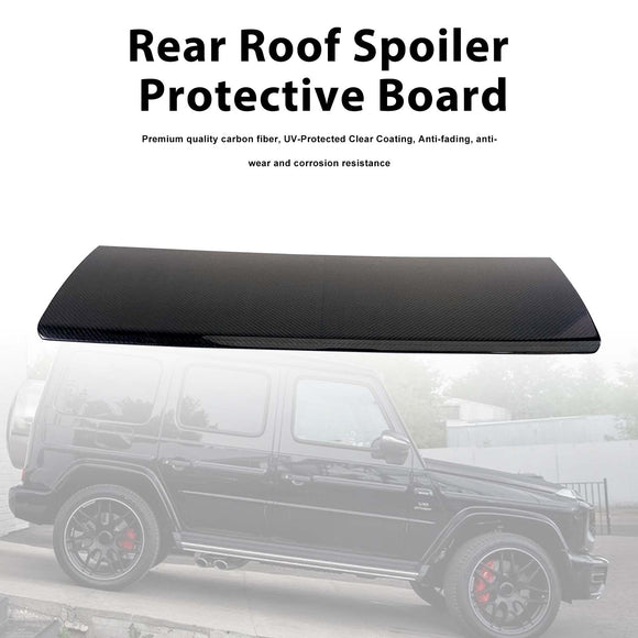 Carbon Fiber Rear Roof Spoiler Protective Board Fit Benz W463A W464 2019-2023