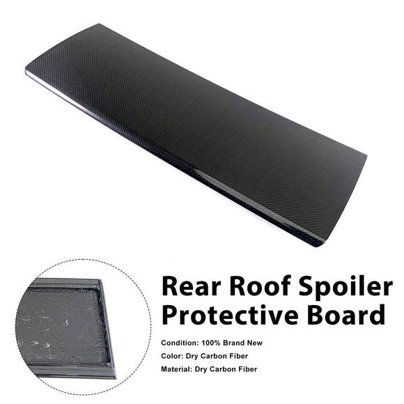 Carbon Fiber Rear Roof Spoiler Protective Board Fit Benz W463A W464 2019-2023