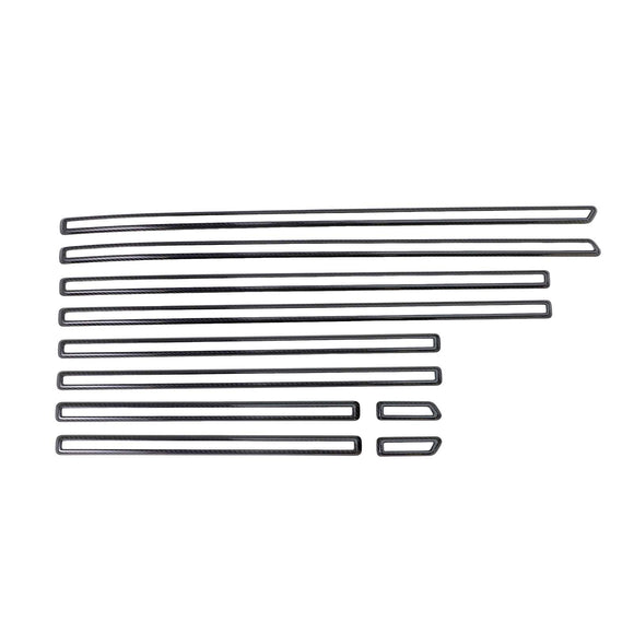 Carbon Fiber Door Body Side Molding Trim Fit Benz G Class W464 W465 2019-2026