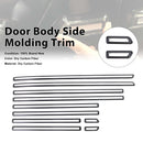 Carbon Fiber Door Body Side Molding Trim Fit Benz G Class W464 W465 2019-2026-2