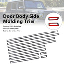 Carbon Fiber Door Body Side Molding Trim Fit Benz G Class W464 W465 2019-2026-4