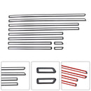 Carbon Fiber Door Body Side Molding Trim Fit Benz G Class W464 W465 2019-2026-7