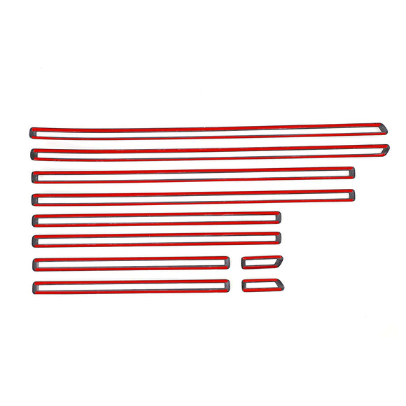 Carbon Fiber Door Body Side Molding Trim Fit Benz G Class W464 W465 2019-2026