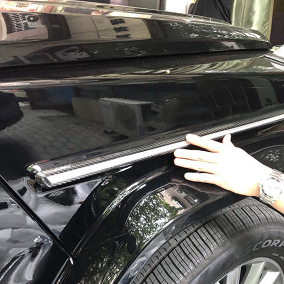 Carbon Fiber Door Body Side Molding Trim Fit Benz G Class W464 W465 2019-2026