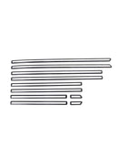 Carbon Fiber Door Body Side Molding Trim Fit Benz G Class W464 W465 2019-2026-16