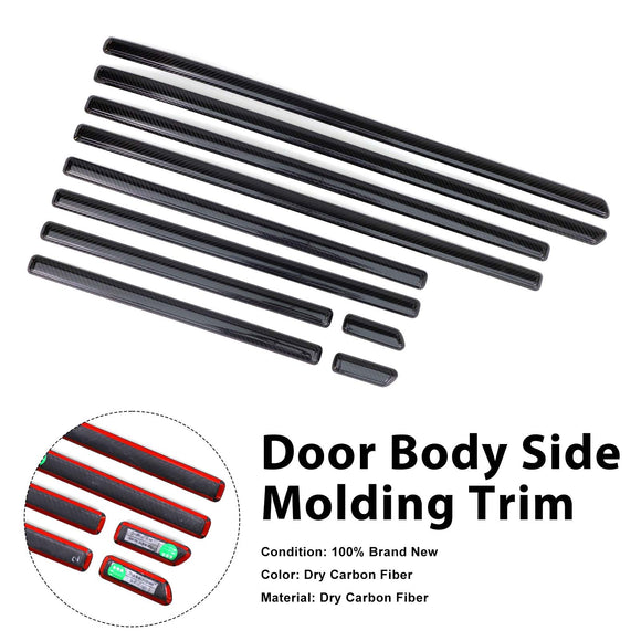 Real Carbon Door Body Side Molding Trim Fit Benz G Class W464 W465 2019-2026