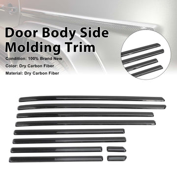 DRY CF Door Body Side Molding Trim Fit Benz G Class W464 W465 2019-2026 - 0