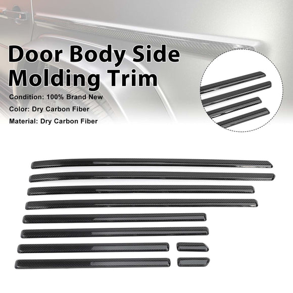 DRY CF Door Body Side Molding Trim Fit Benz G Class W464 W465 2019-2026