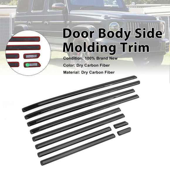 DRY CF Door Body Side Molding Trim Fit Benz G Class W464 W465 2019-2026
