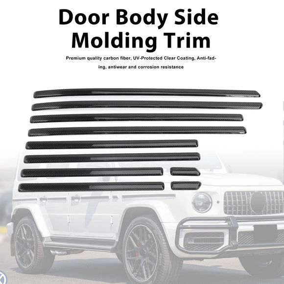 DRY CF Door Body Side Molding Trim Fit Benz G Class W464 W465 2019-2026