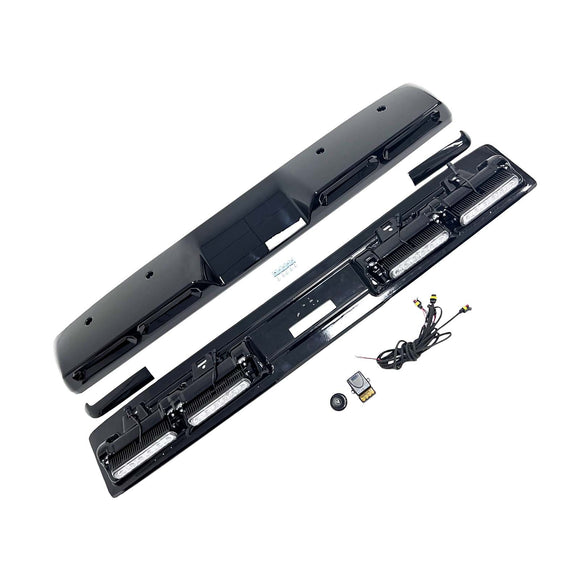 Brabus Style Front Roof Spoiler Wing Fit Benz G-Class W464 2019-2023 W/Led