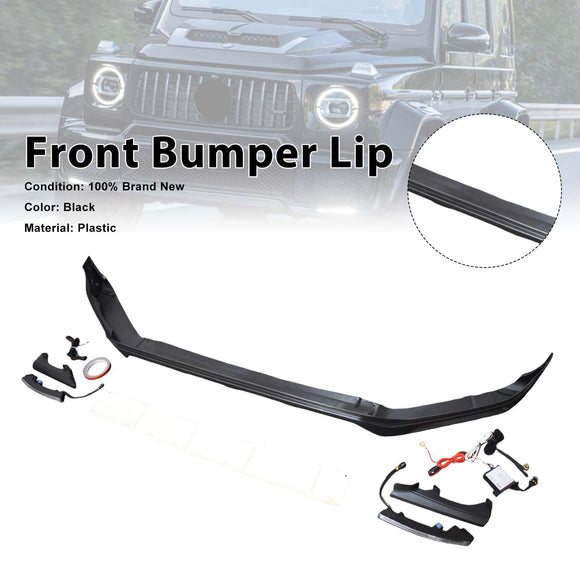 Brabus Style Front Bumper Lip Fit Mercedes Benz G-Class W464 W463A 2019-2023
