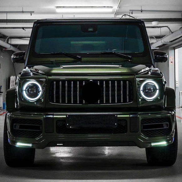 Brabus Style Front Bumper Lip Fit Mercedes Benz G-Class W464 W463A 2019-2023