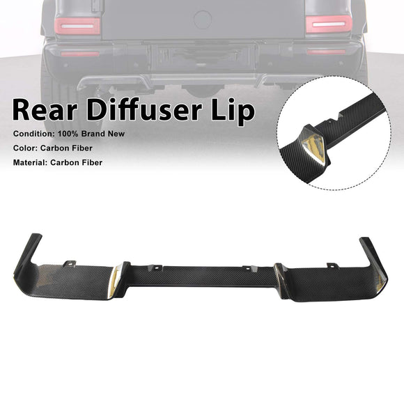 Dry Carbon Rear Diffuser Lip Fit Mercedes Benz G-Class W464 W463A 2019-2023
