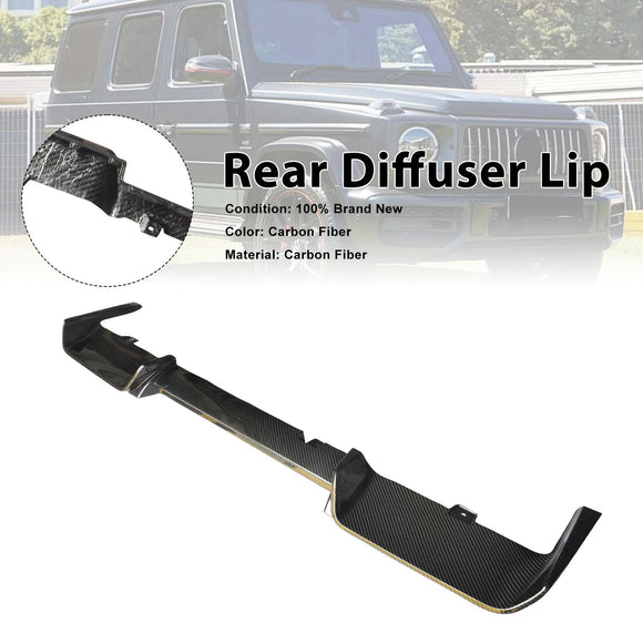 Dry Carbon Rear Diffuser Lip Fit Mercedes Benz G-Class W464 W463A 2019-2023