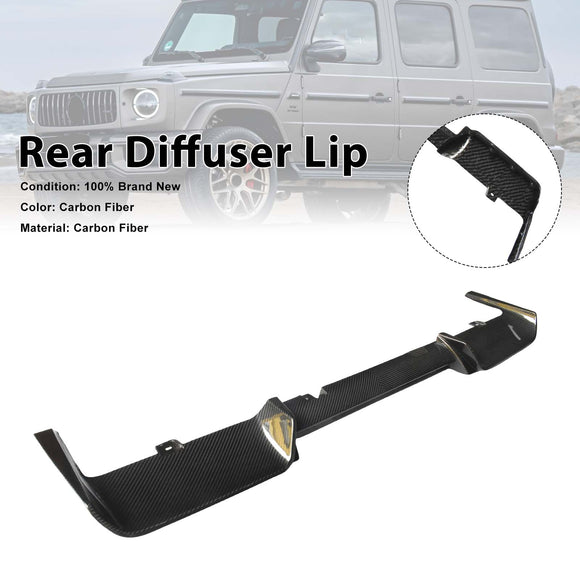 Dry Carbon Rear Diffuser Lip Fit Mercedes Benz G-Class W464 W463A 2019-2023