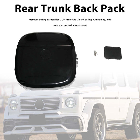 Black Rear Design Box Trunk Back Pack Fit Mercedes Benz G Class W463 W464 W465