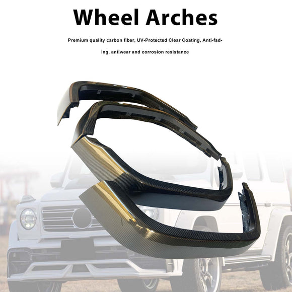 Dry Carbon Front Rear Wheel Arches Fit Mercedes Benz W464 W465 2019-2026